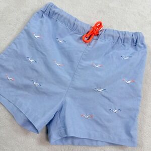 Jacadi Paris Boys Blue Seagull Embroidered Swim Trunks Shorts Size 6A 116cm